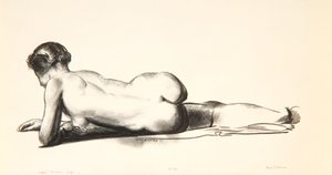 裸体研究，女人说谎，1923-24